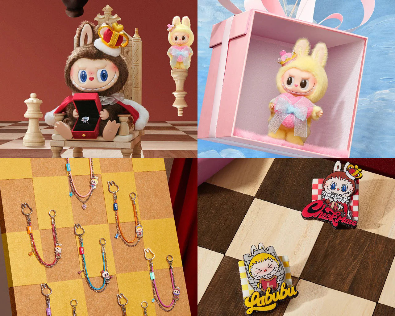 Pop Mart: The Monsters Let’s Checkmate Bond Plush Pendant