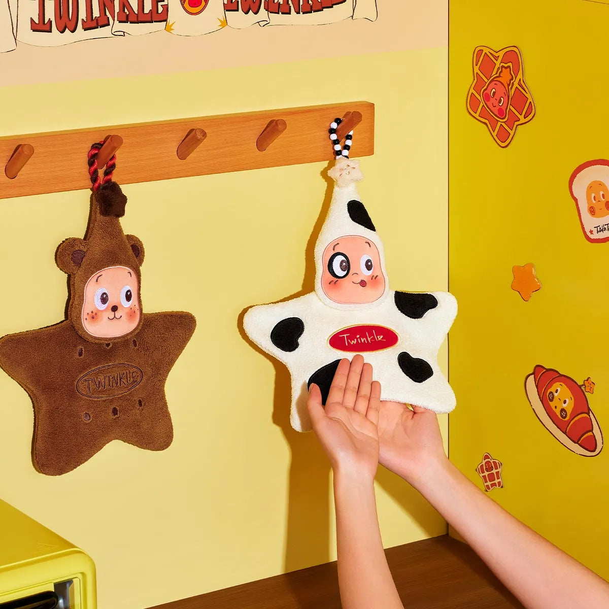Pop Mart Twinkle Twinkle Moon Gelato Hand Towel
