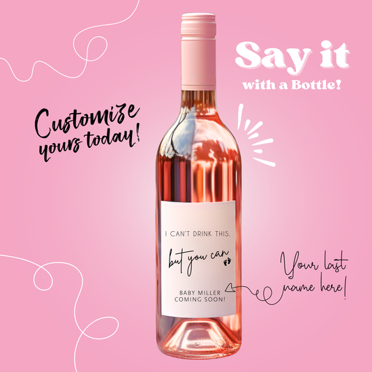 Customize Your Own Wine/Champagne labels