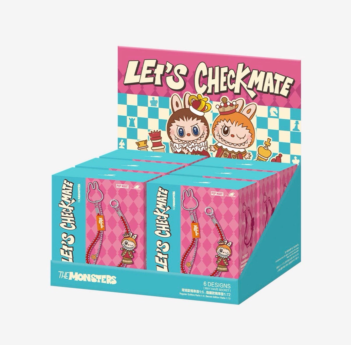 Pop Mart: The Monsters Labubu - Let’s Checkmate Pendant