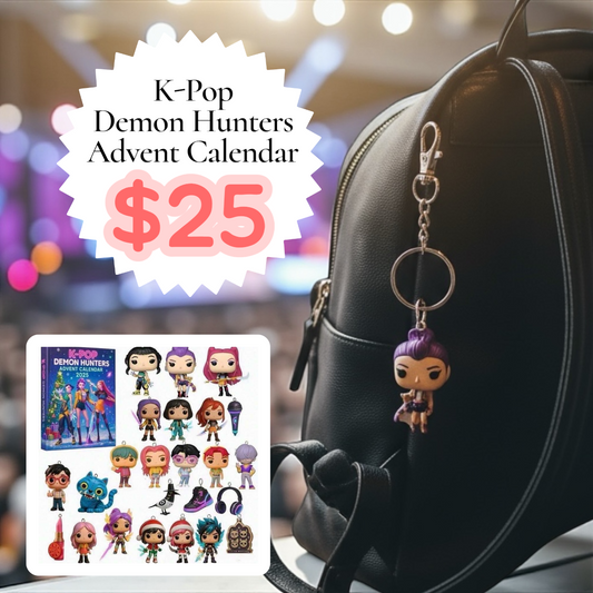 K-Pop Demon Hunters Keychain Advent Calendar