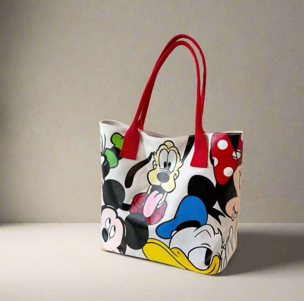 Mickey & Friends Canvas Tote Bag