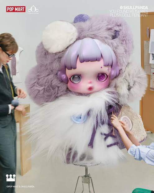 Pop Mart: Skullpanda You Found Me Vinyl Plush Pendant