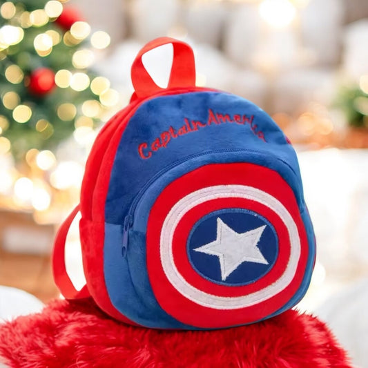 Plush Captain America Backpack