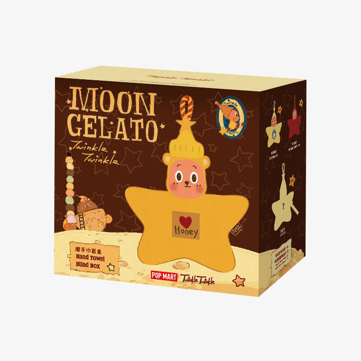 Pop Mart Twinkle Twinkle Moon Gelato Hand Towel