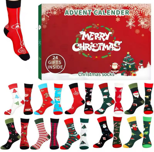 Merry Christmas Sock Advent Calendar