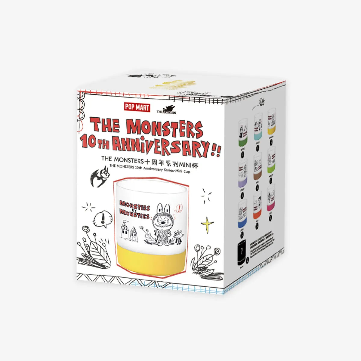 Pop Mart The Monsters 10th Anniversary Series Mini Cup Blind Box
