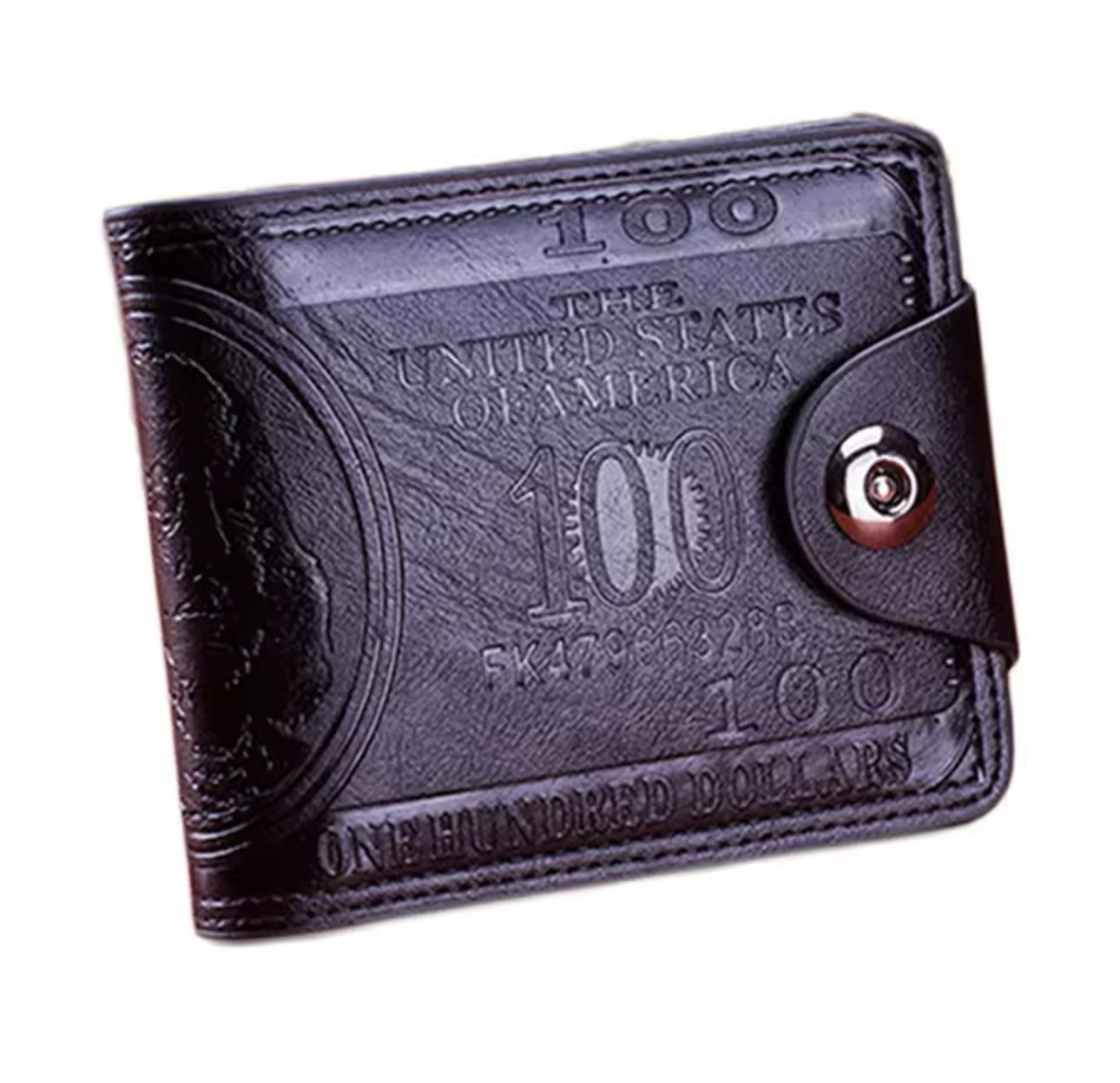 Luxury Leather $100 Dollar Bill Wallet – Stylish and Spacious Design