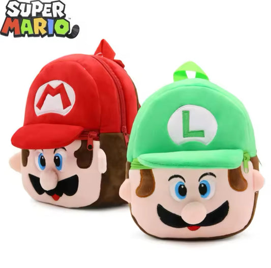 Super Mario Bros. Mario & Luigi Plush Backpack