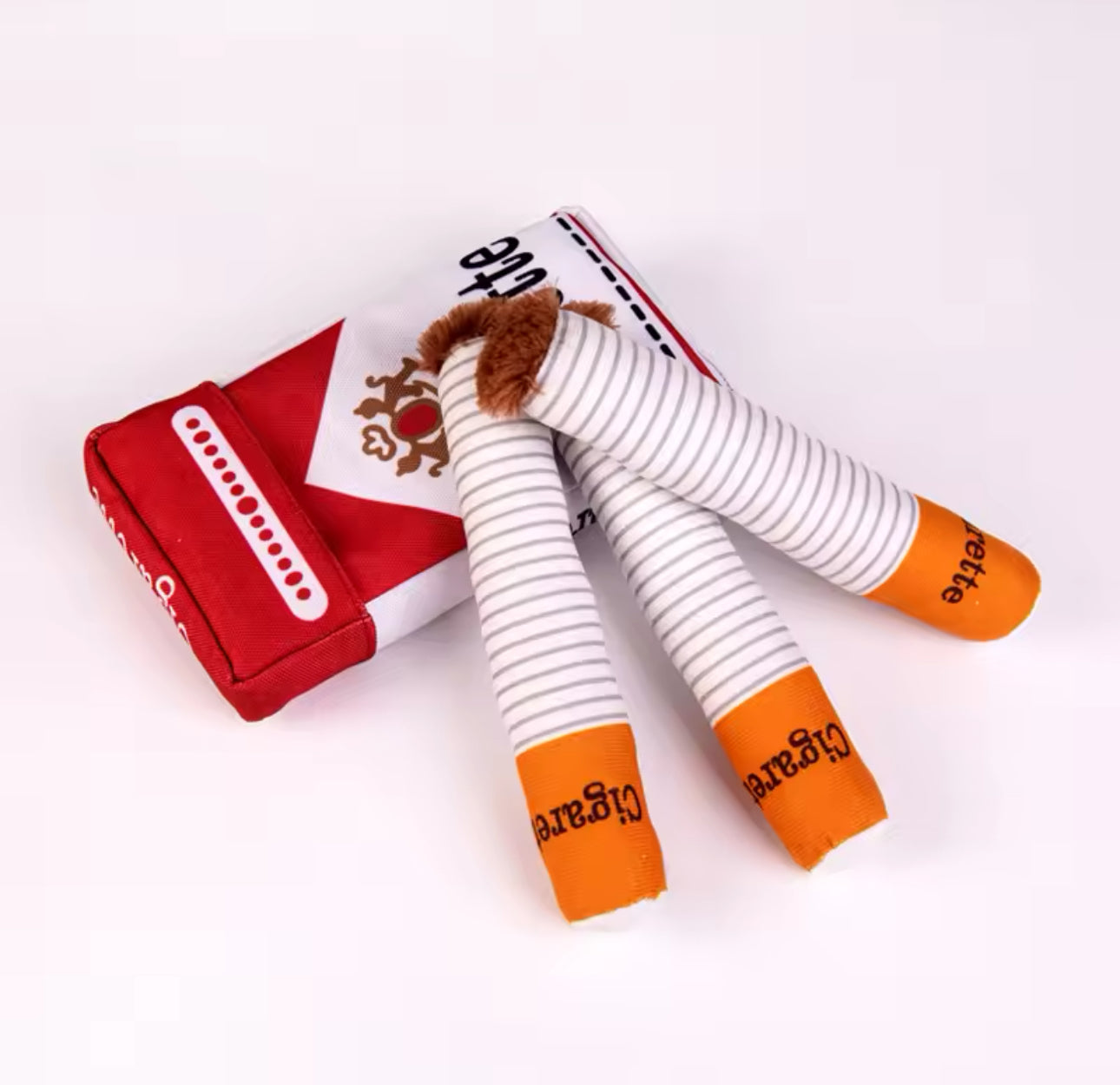 Louie’s Squeaky Plush Cigarettes Doggy Toy