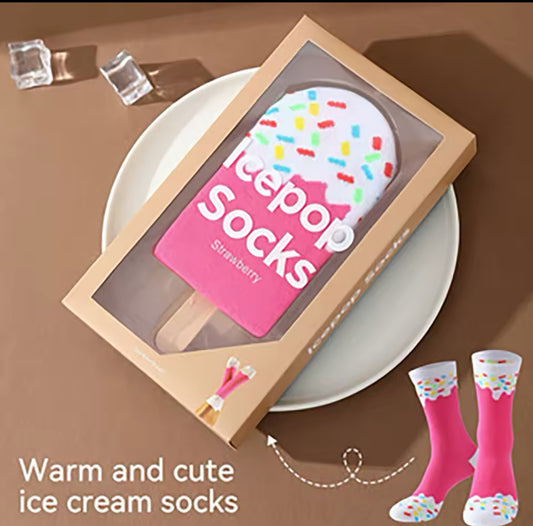 Ice Cream Pop Socks – Fun and Colorful Gift for Men and Women