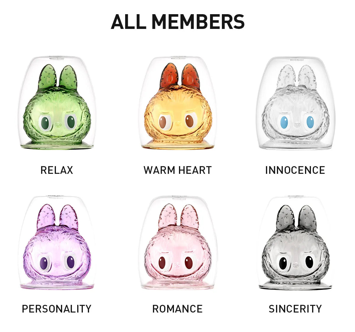 Pop Mart: The Monsters Cheers Series - Double Walled Glass Blind Box