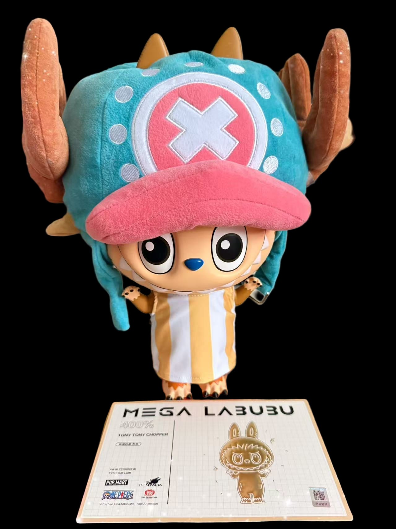Pop Mart: The Monsters 400% One Piece Labubu Chopper