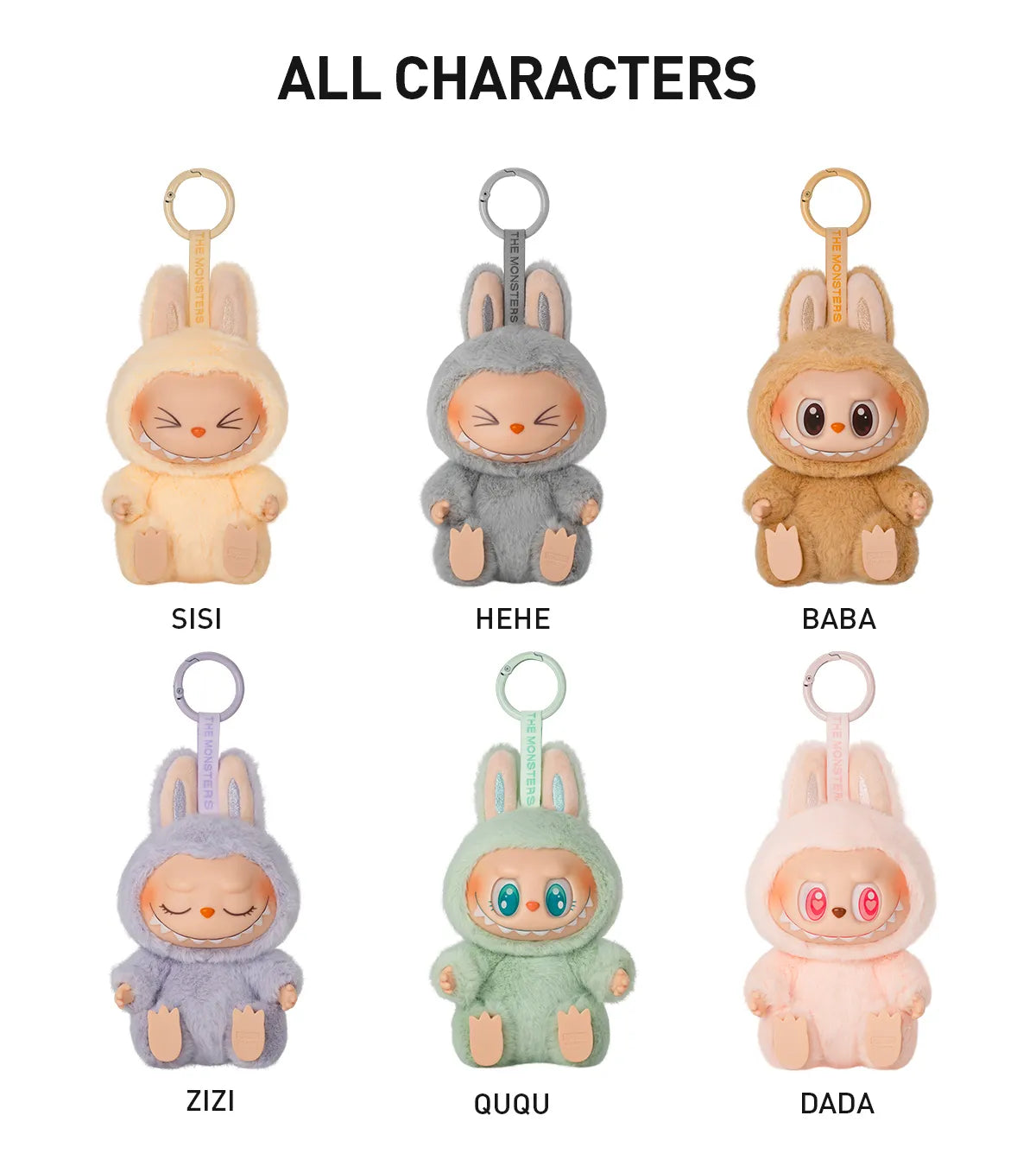 Pop Mart The Monsters Labubu Series - Version 1, 2, 3