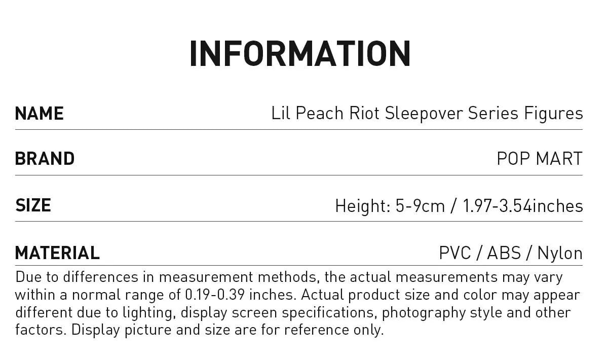 Pop Mart: Lil Peach Riot Sleepover