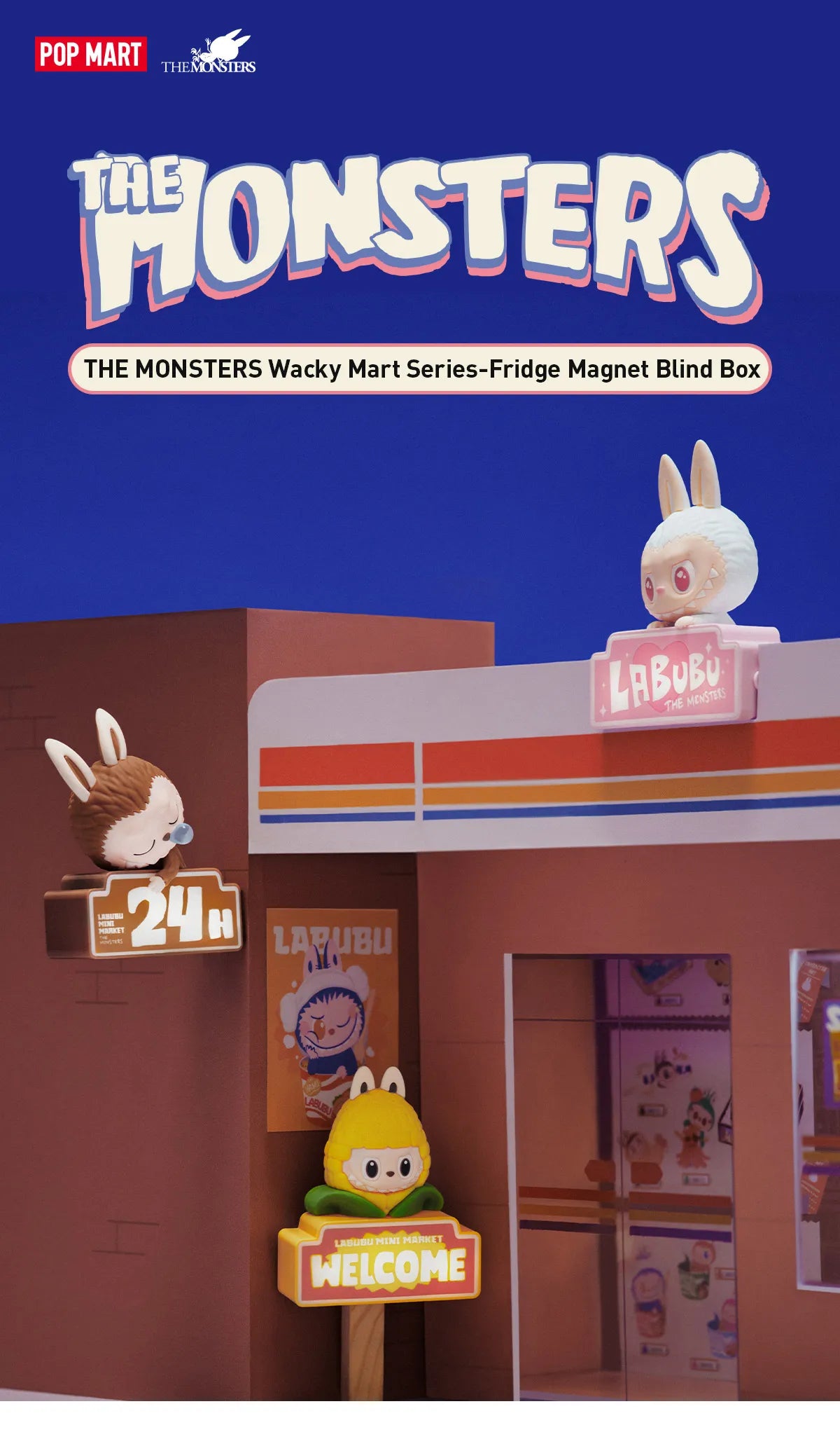 Pop Mart: The Monsters Wacky Mart Fridge Magnet