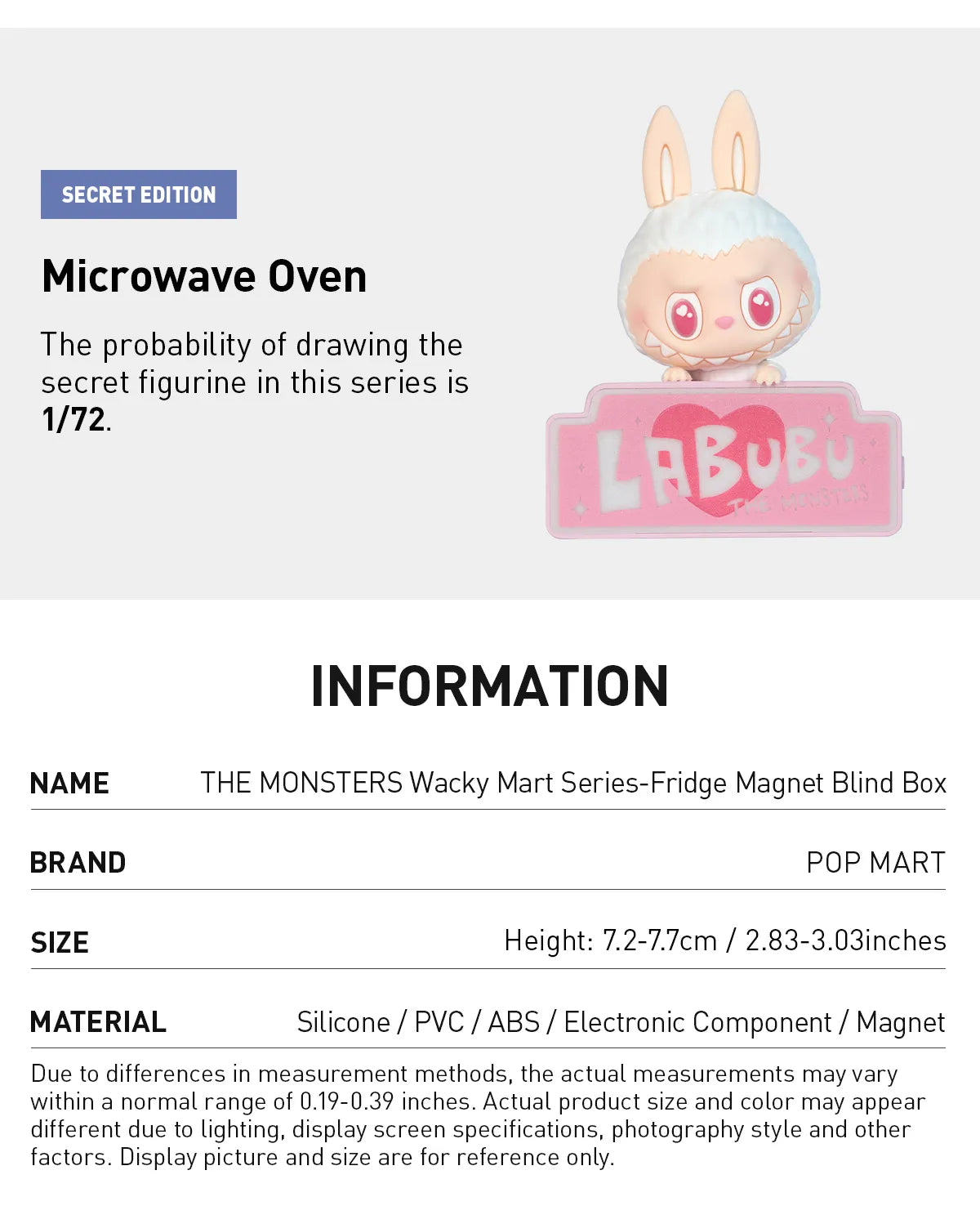 Pop Mart: The Monsters Wacky Mart Fridge Magnet