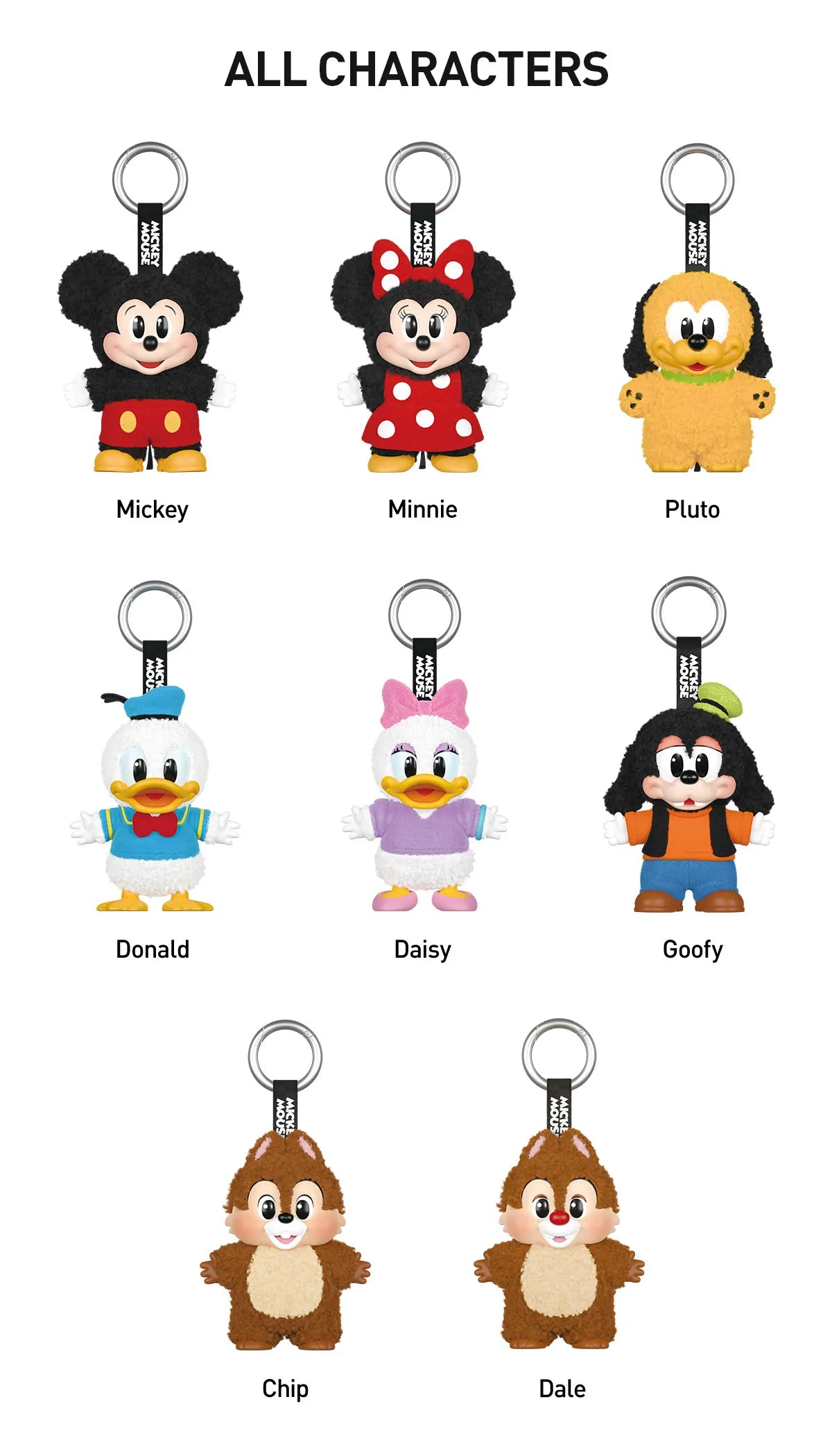 Pop Mart: Mickey Family Plush Pendant