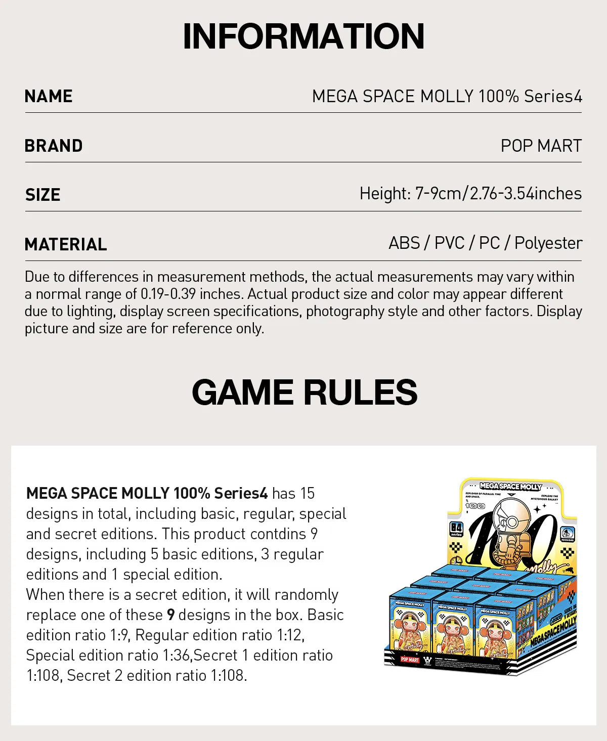 Pop Mart: Space Molly Orange Juice