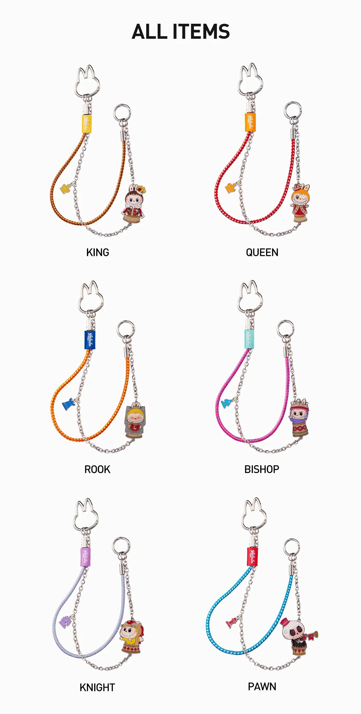 Pop Mart: The Monsters Labubu - Let’s Checkmate Pendant