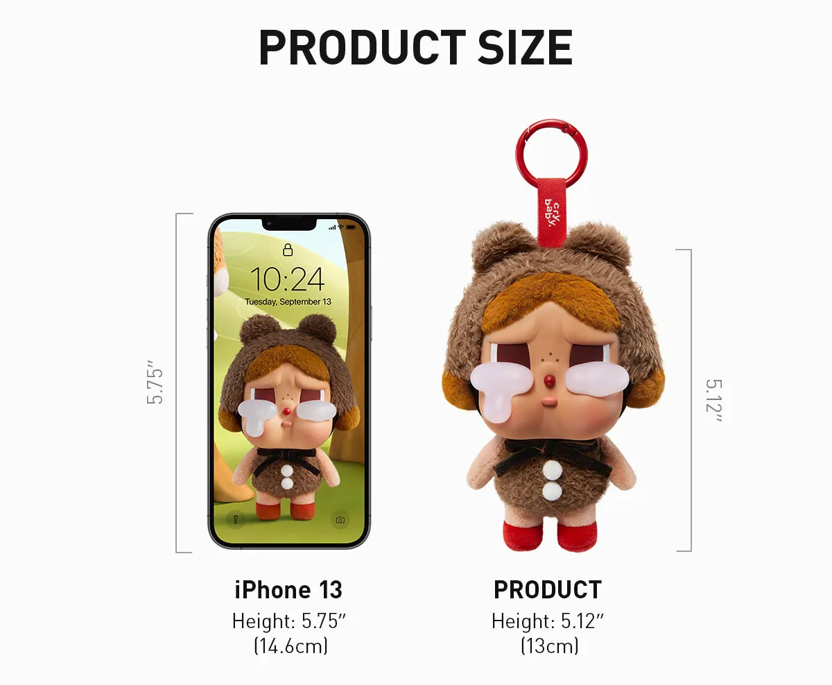 Pop Mart: Cry Baby Crying Again Plush Pendant