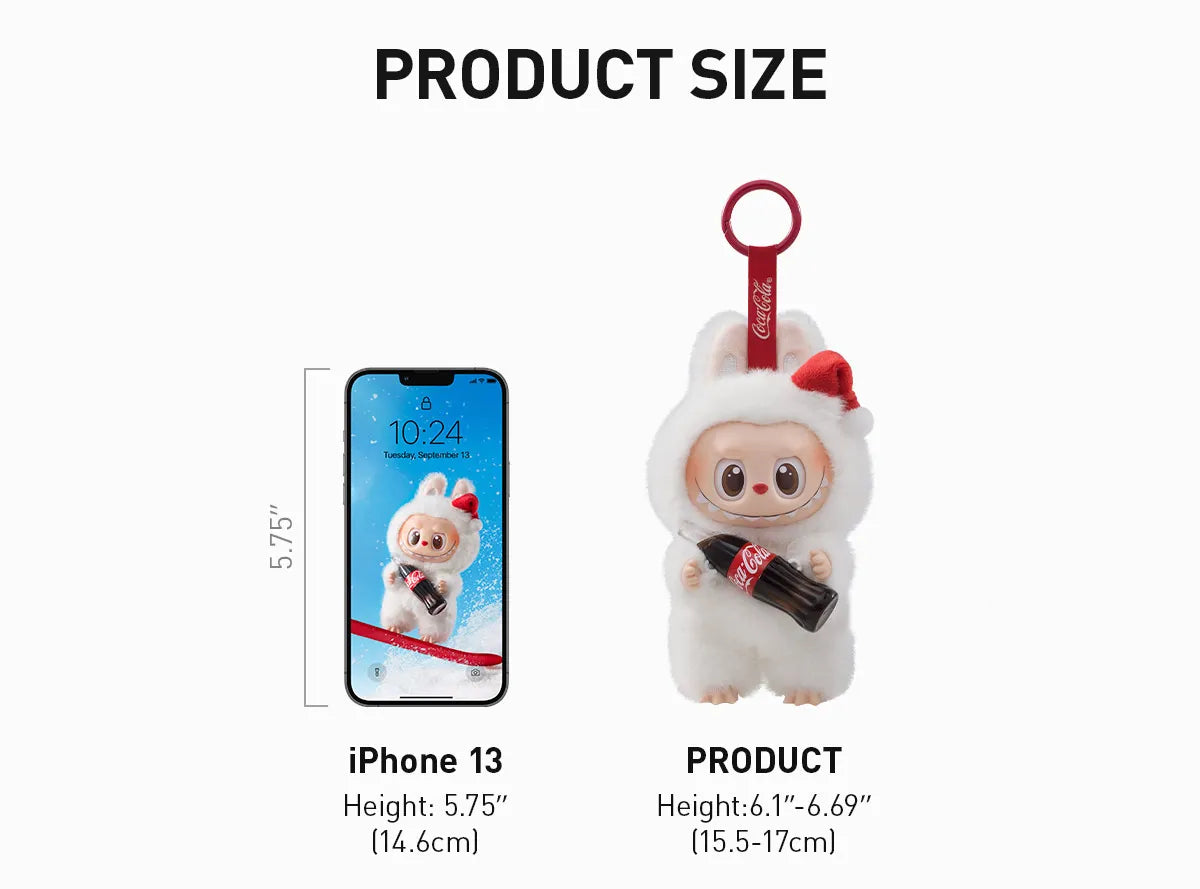 Pop Mart: The Monsters Labubu Coca-Cola Plush Pendant