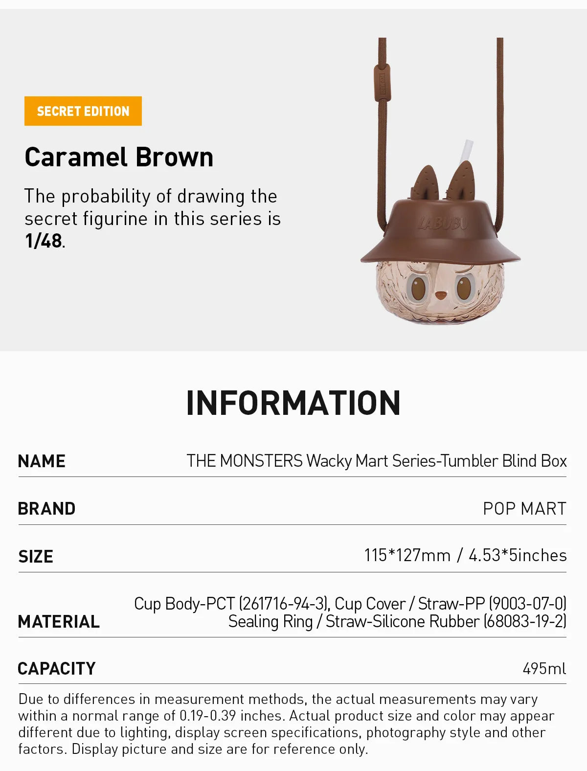 Pop Mart: The Monsters Labubu Wacky Mart Tumbler