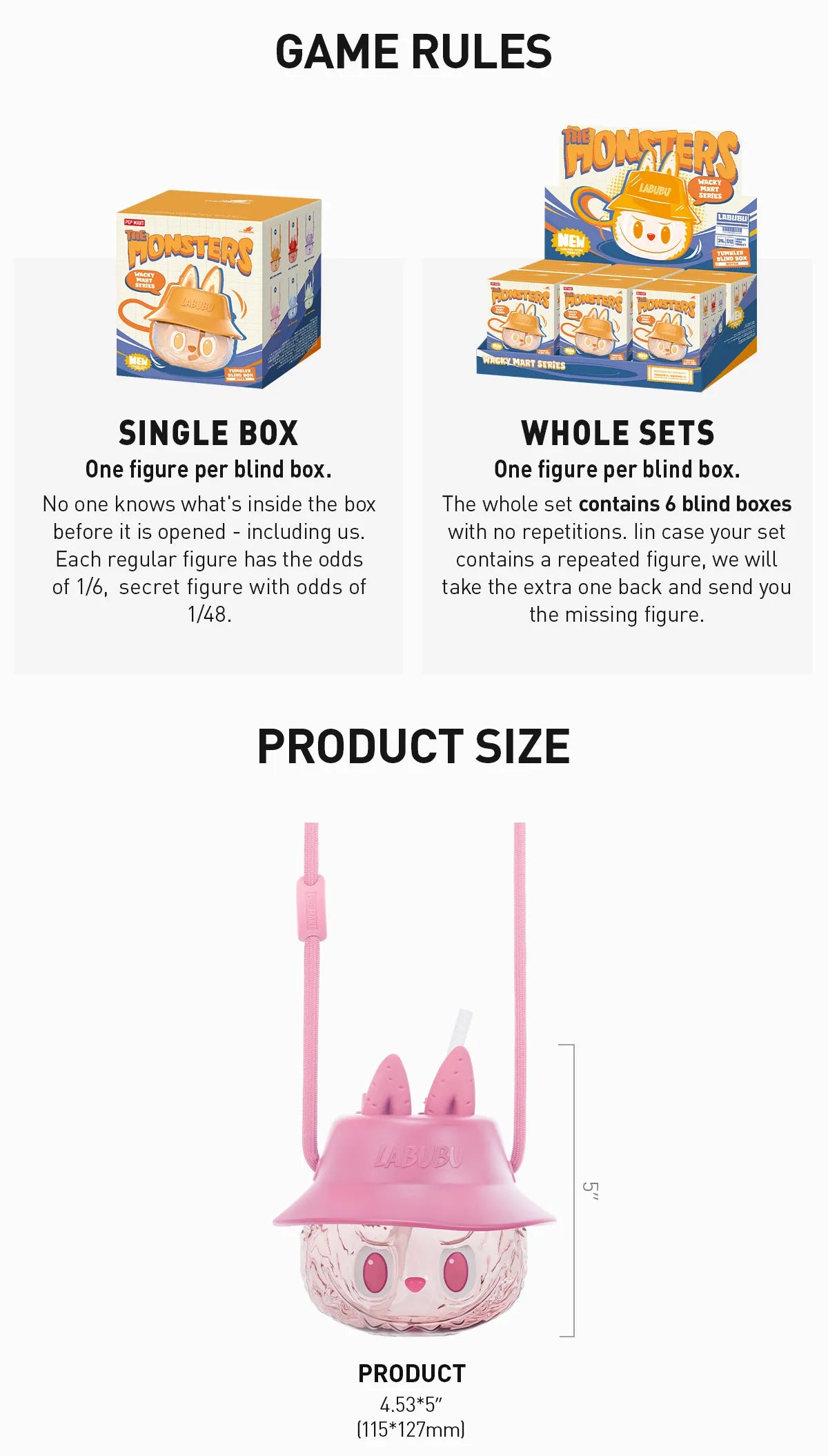 Pop Mart: The Monsters Labubu Wacky Mart Tumbler