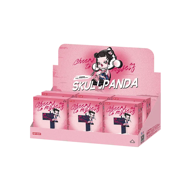 Pop Mart: Skullpanda Cheers to Myself Badge Pendant