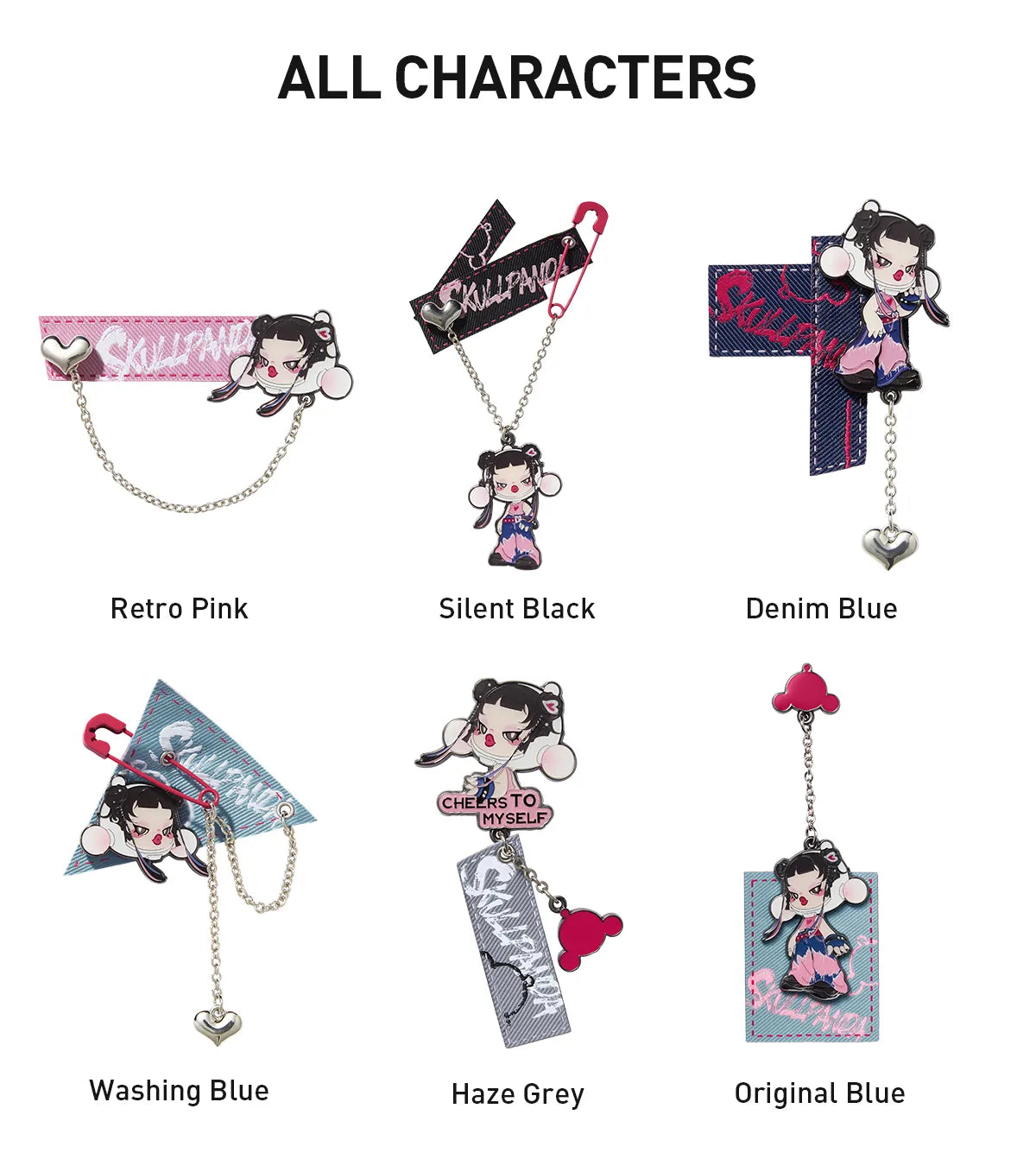 Pop Mart: Skullpanda Cheers to Myself Badge Pendant