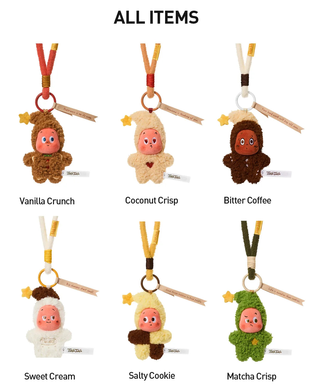 Pop Mart: Twinkle Twinkle Savor the Moment Series-Fresh-Baked Mini Cookies Plush Pendant Blind Box