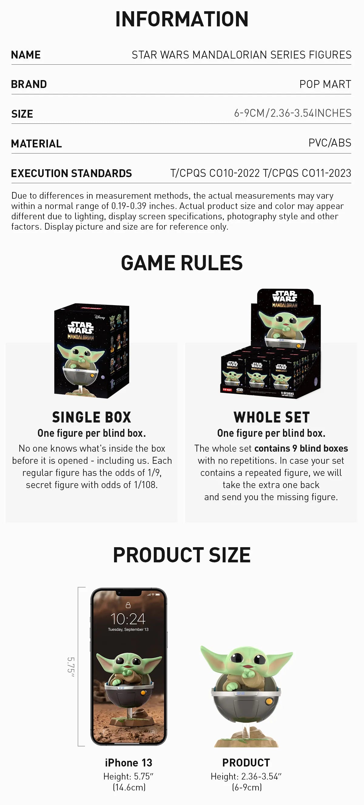 Pop Mart: Star Wars Mandalorian Figurine