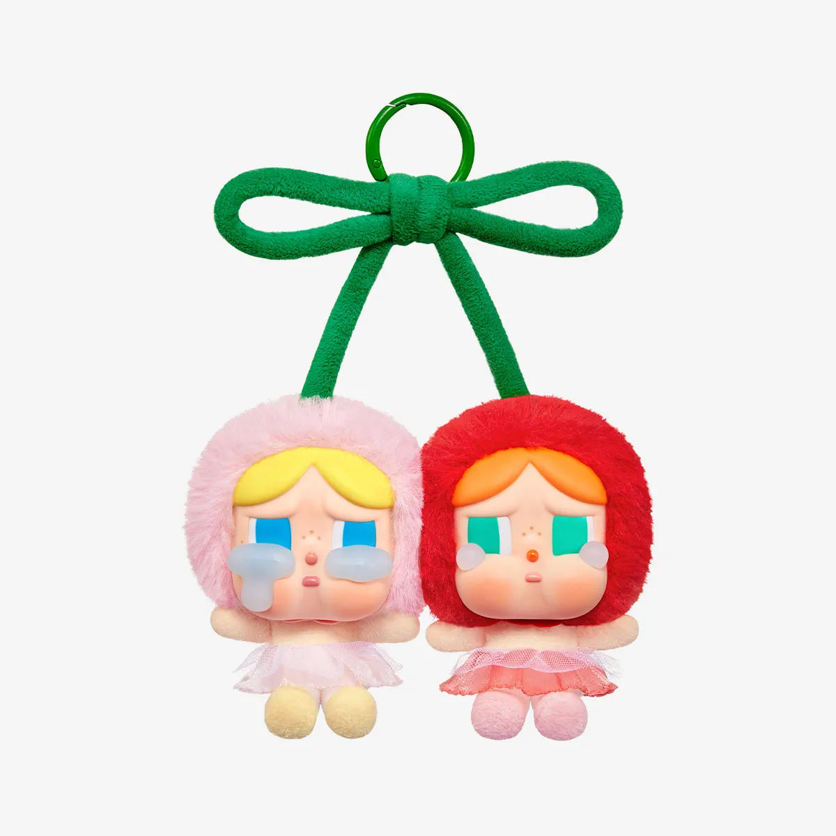 Pop Mart: CRYBABY Crying For Love Series-Vinyl Plush Hanging Card (Love You Cherry Much)