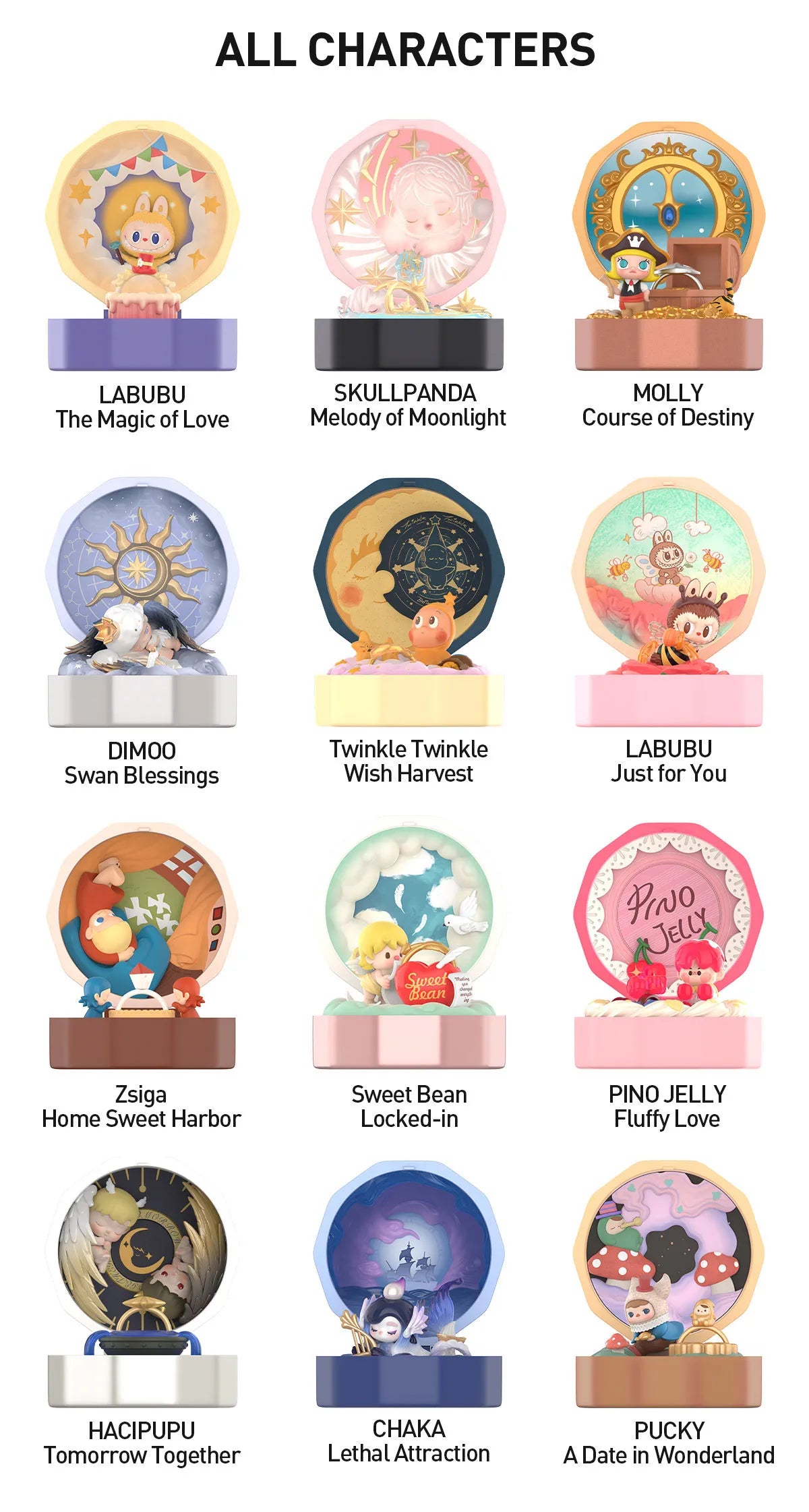 Pop Mart: Romantic Ring Box Series 4 Scene Sets