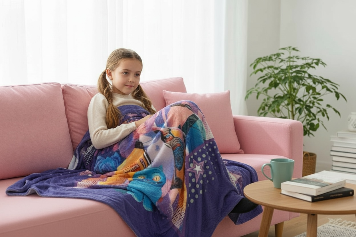 K-Pop Demon Hunter Fleece Blanket