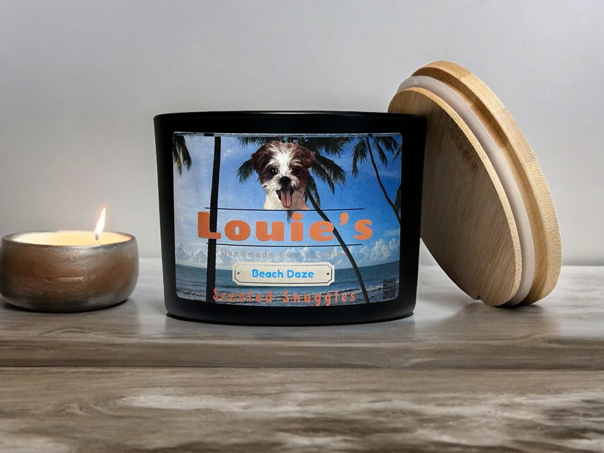 Louie’s Scented Snuggles Soy Candle - Beach Daze