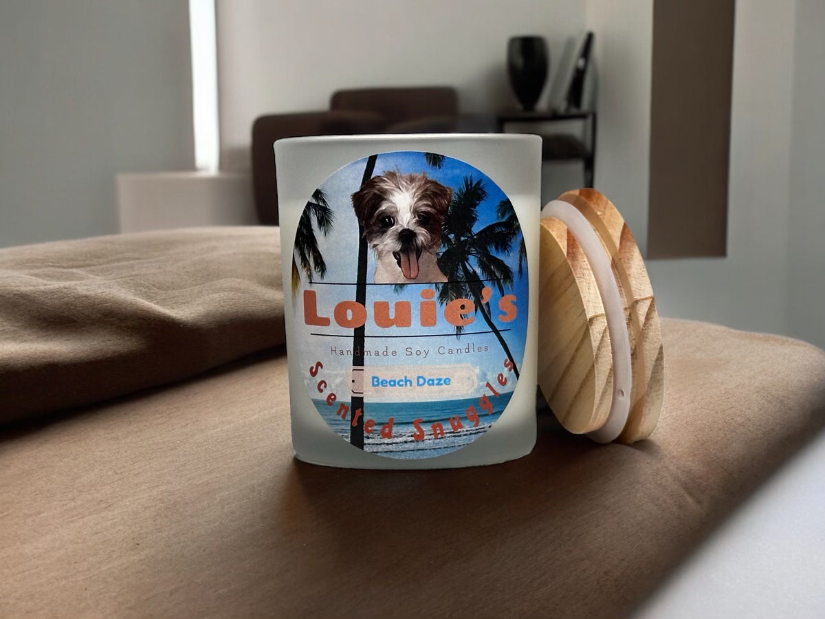 Louie’s Scented Snuggles Soy Candle - Beach Daze