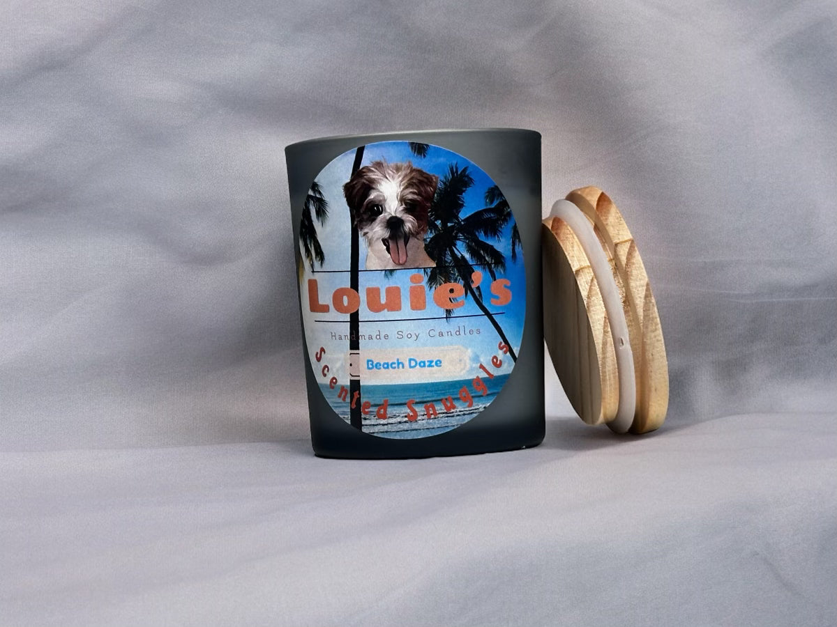 Louie’s Scented Snuggles Soy Candle - Beach Daze