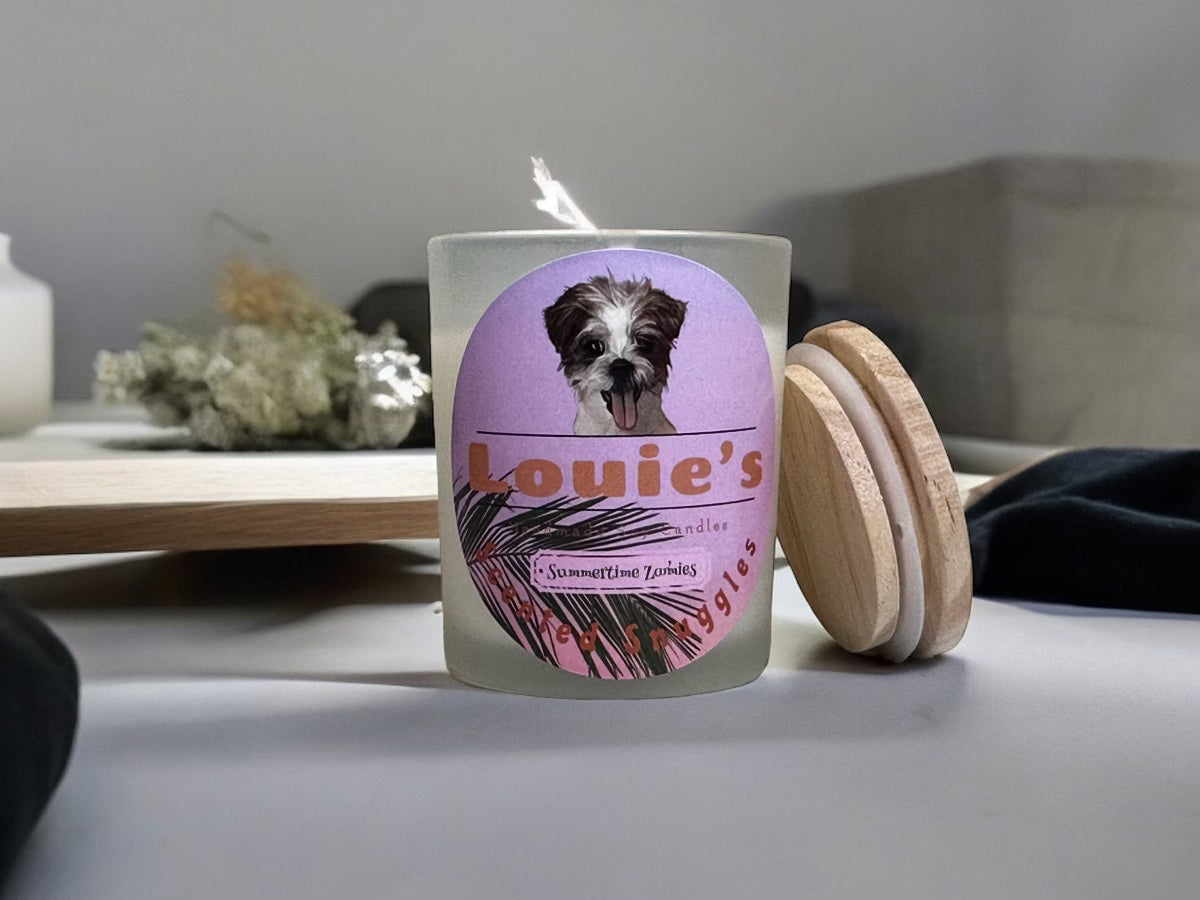 Louie’s Scented Snuggles Soy Candle - Summertime Zoomies