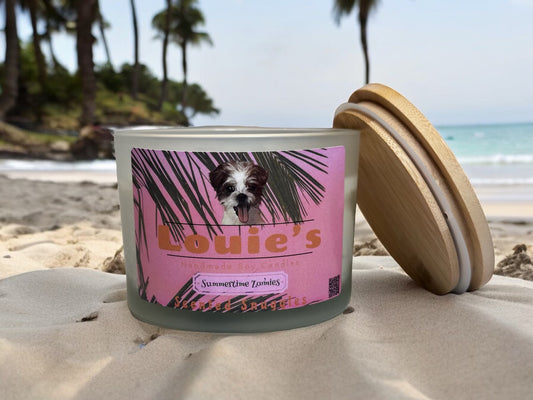 Louie’s Scented Snuggles Soy Candle - Summertime Zoomies