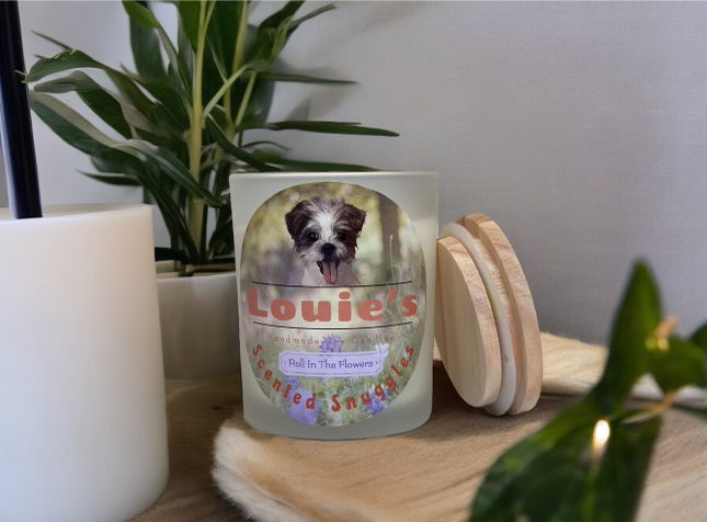 Louie’s Scented Snuggles Soy Candle - Roll In The Flowers