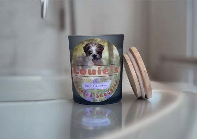 Louie’s Scented Snuggles Soy Candle - Roll In The Flowers