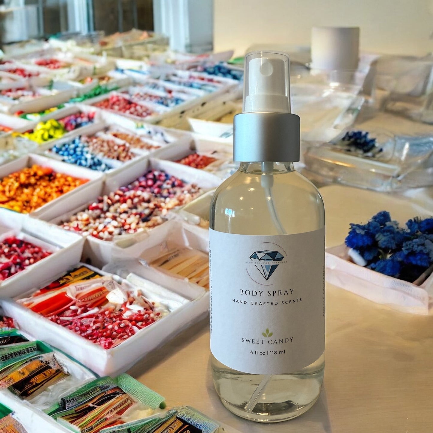 Handcrafted Artisan Body Spray – Premium Scents from Blue Diamond Boutique