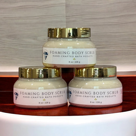 Foaming Body Scrub - Hand-Crafted Bath Products