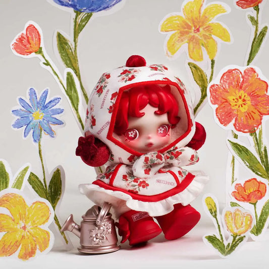 Pop Mart SKULLPANDA Amid Flowers Plush Pendant