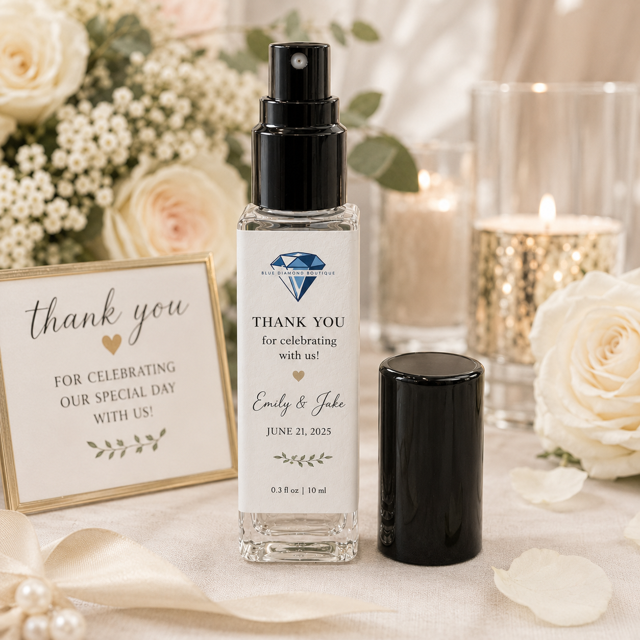 Personalized Perfume Wedding Favors – Custom 10 mL Artisan Perfume