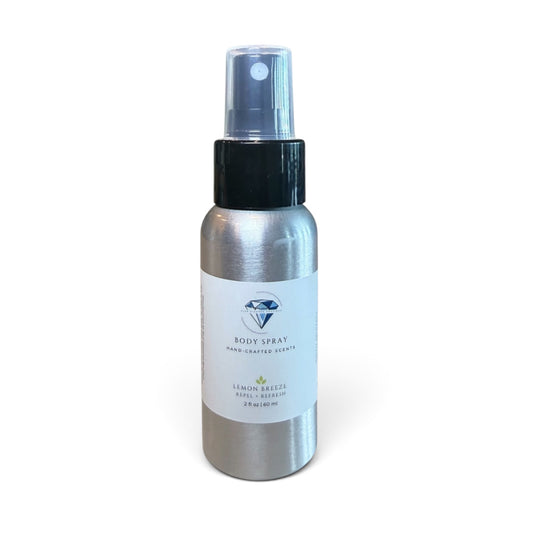 Lemon Breeze – Repel + Refresh Body Spray All-Natural Pest Repellent