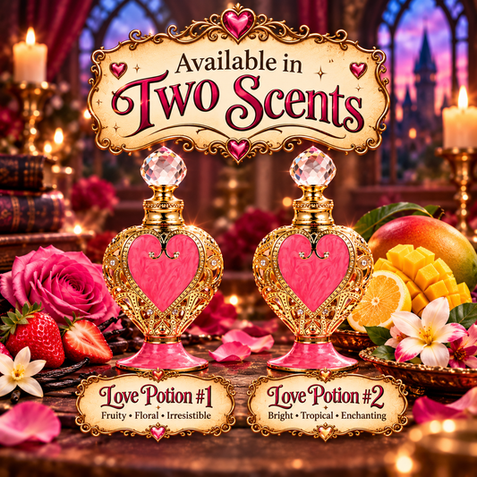 Love Potion No. 1 & No. 2 – Enchanted Heart Perfume Bottle