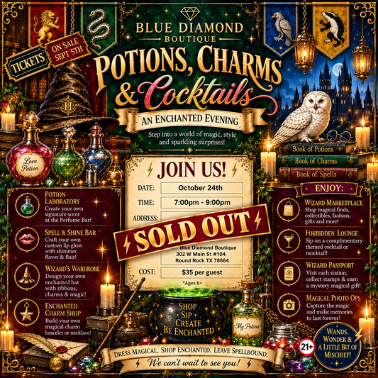⭐️SOLD OUT⭐️ Potions, Charms & Cocktails eTicket -
Saturday October 24th