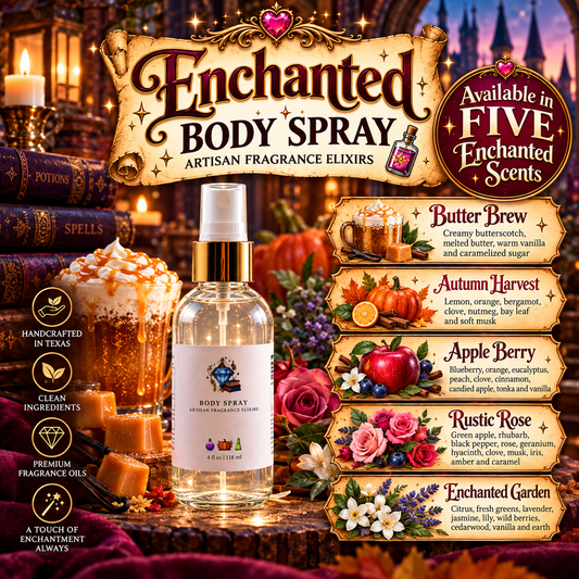 Enchanted Body Spray – Magical Artisan Fragrance